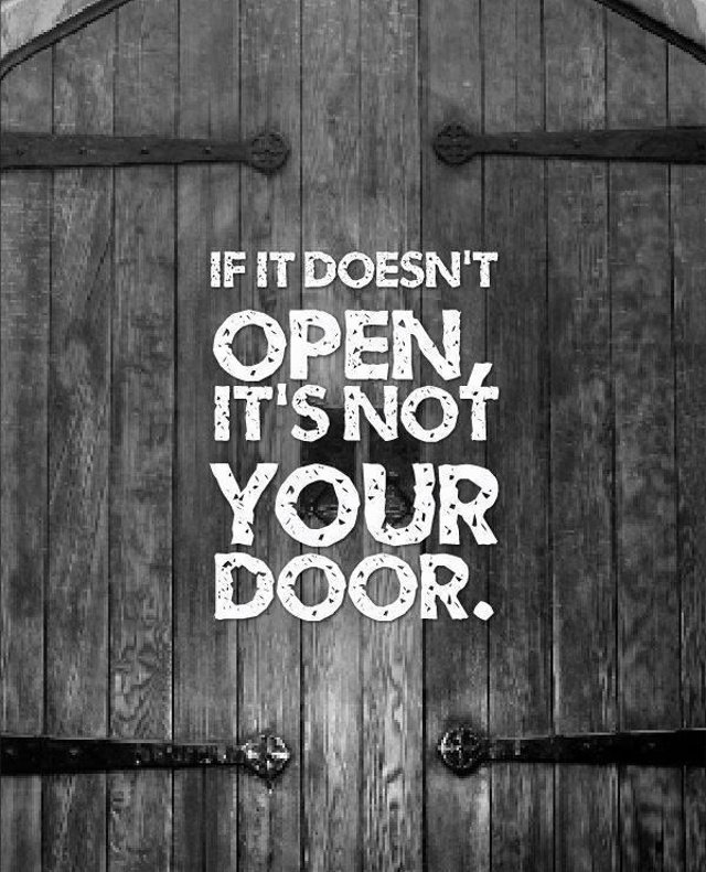 When one door closes fortune will usually open another